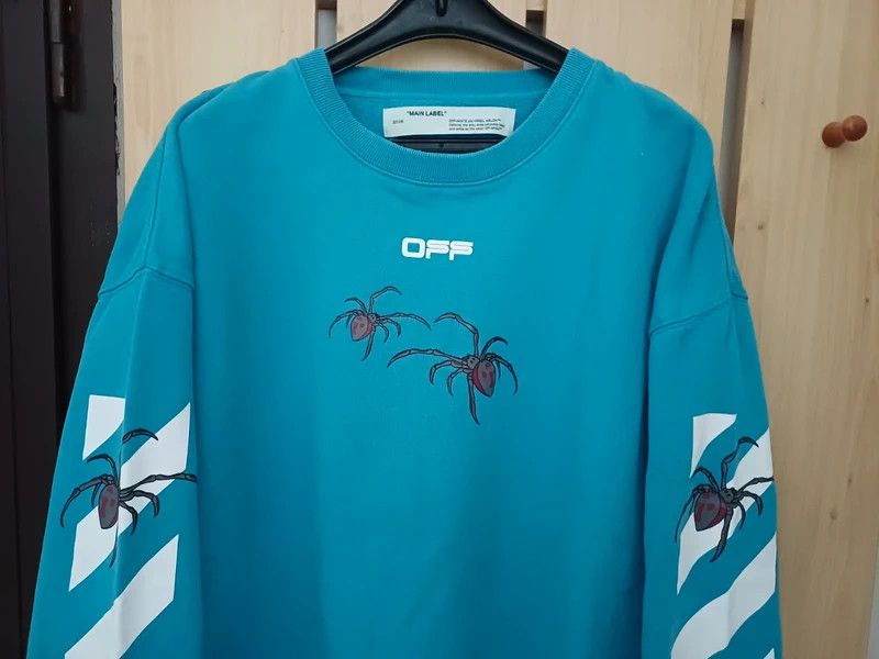 Off-White Off-White SS20 Arachno Arrow "Sky Blue" Sweater Size US XL / EU 56 / 4 - 3 Thumbnail