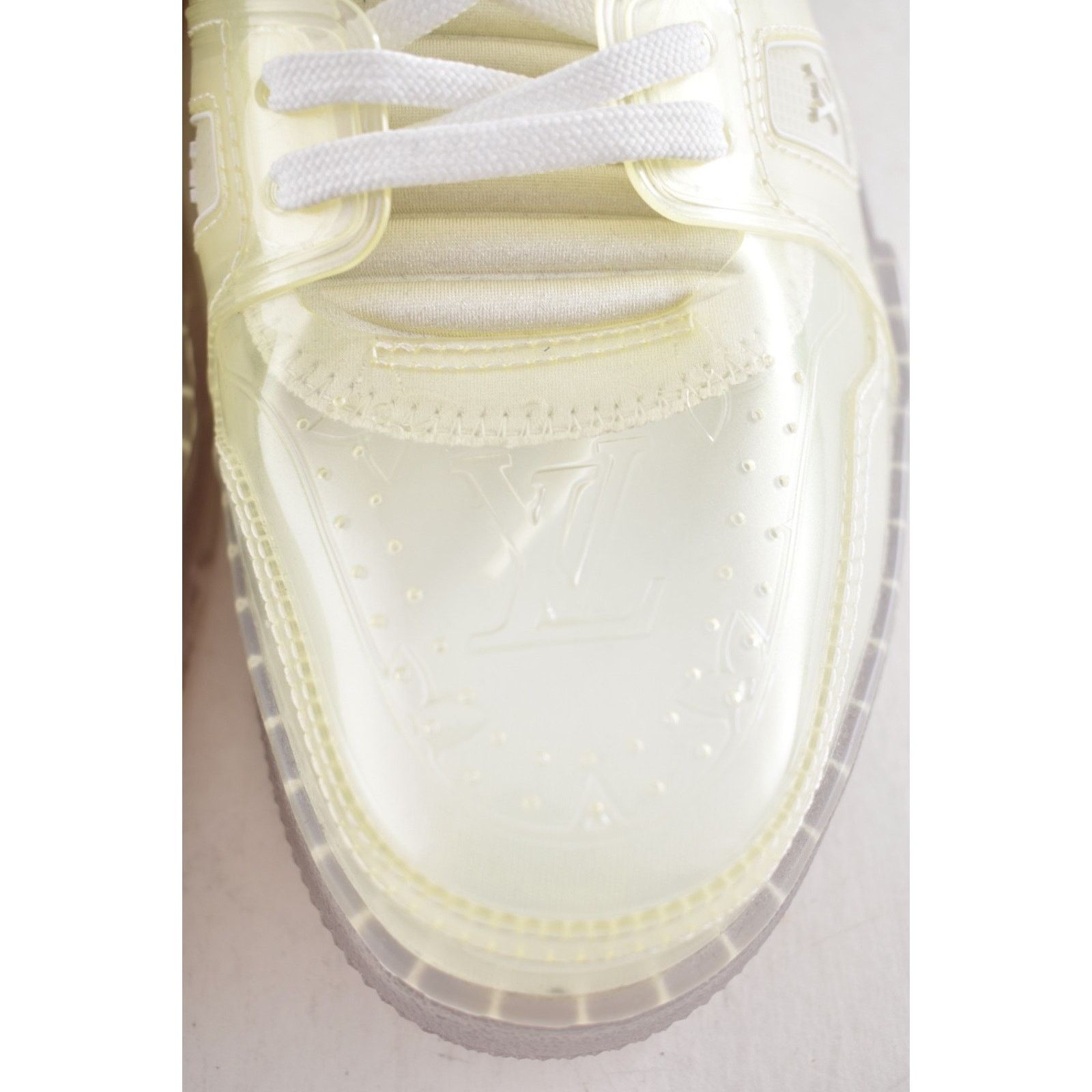 Louis Vuitton Louis Vuitton Transparent Clear PVC Logo Low Top Trainer Size US 9 / EU 42 - 13 Thumbnail