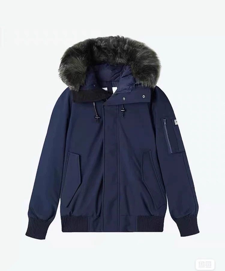 Kenzo KENZO Blue M-Size Pilot Quilted Jacket Size US M / EU 48-50 / 2 - 7 Thumbnail