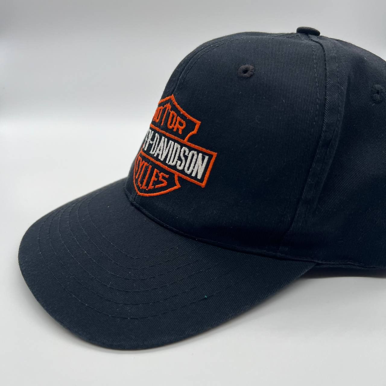 Harley Davidson Vintage Harley Davidson Embroidered Hat Cap Inter Cap USA Size ONE SIZE - 3 Thumbnail