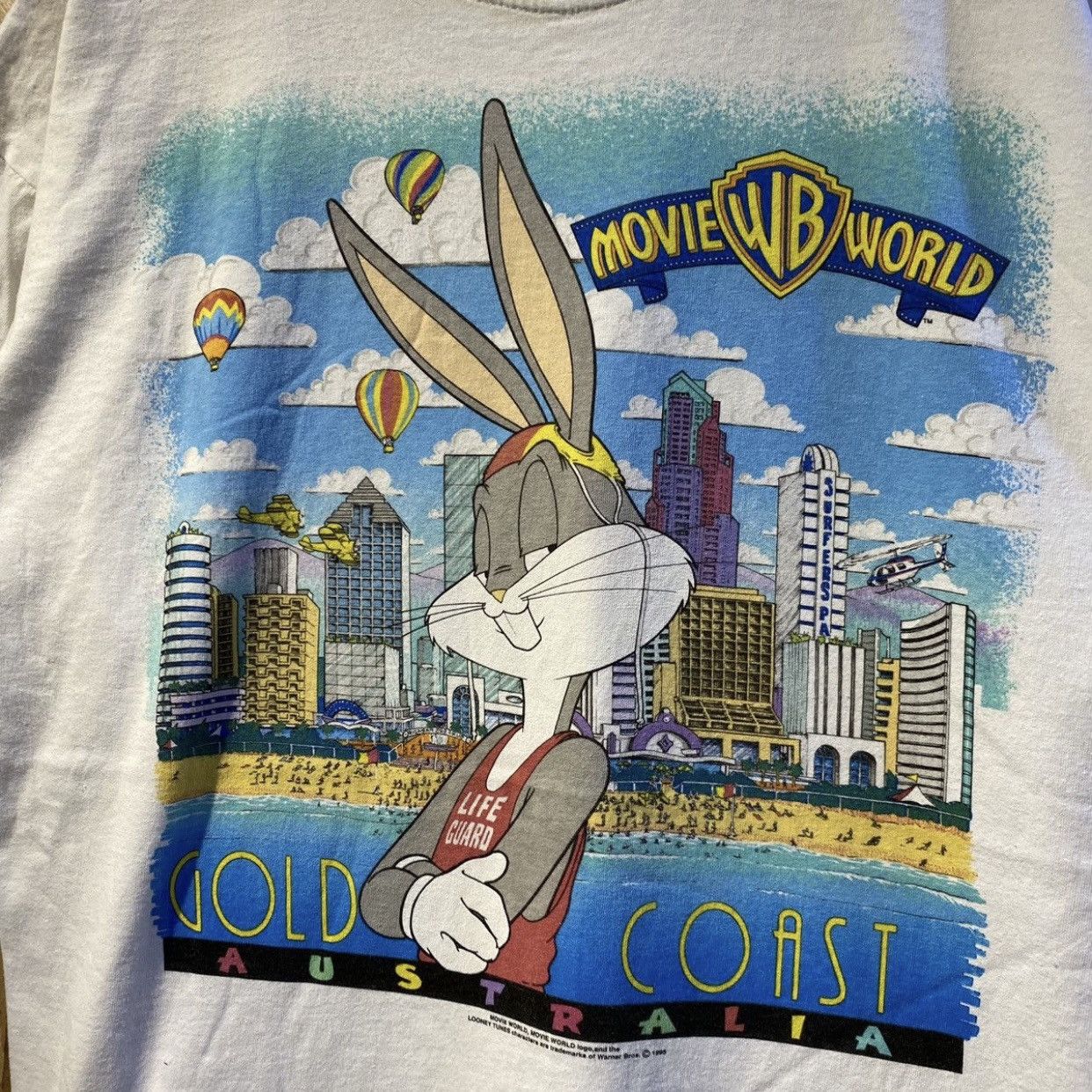 Cartoon Network × Vintage × Warner Bros Vintage 1995 Looney Tunes Bugs Bunny Warner Bros T-Shirt Size US XL / EU 56 / 4 - 3 Thumbnail