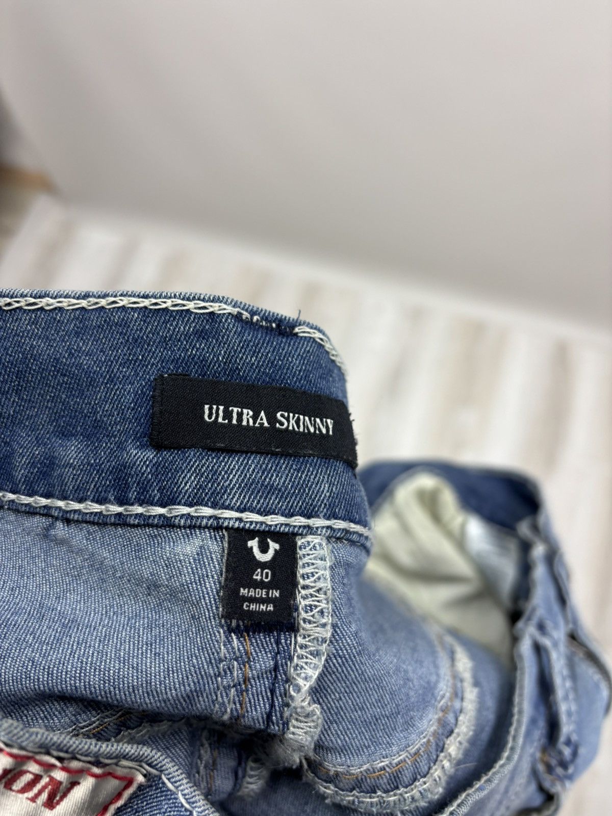 True Religion Mens jeans True Religion Size 40 Color Blue Size US 40 / EU 56 - 10 Thumbnail