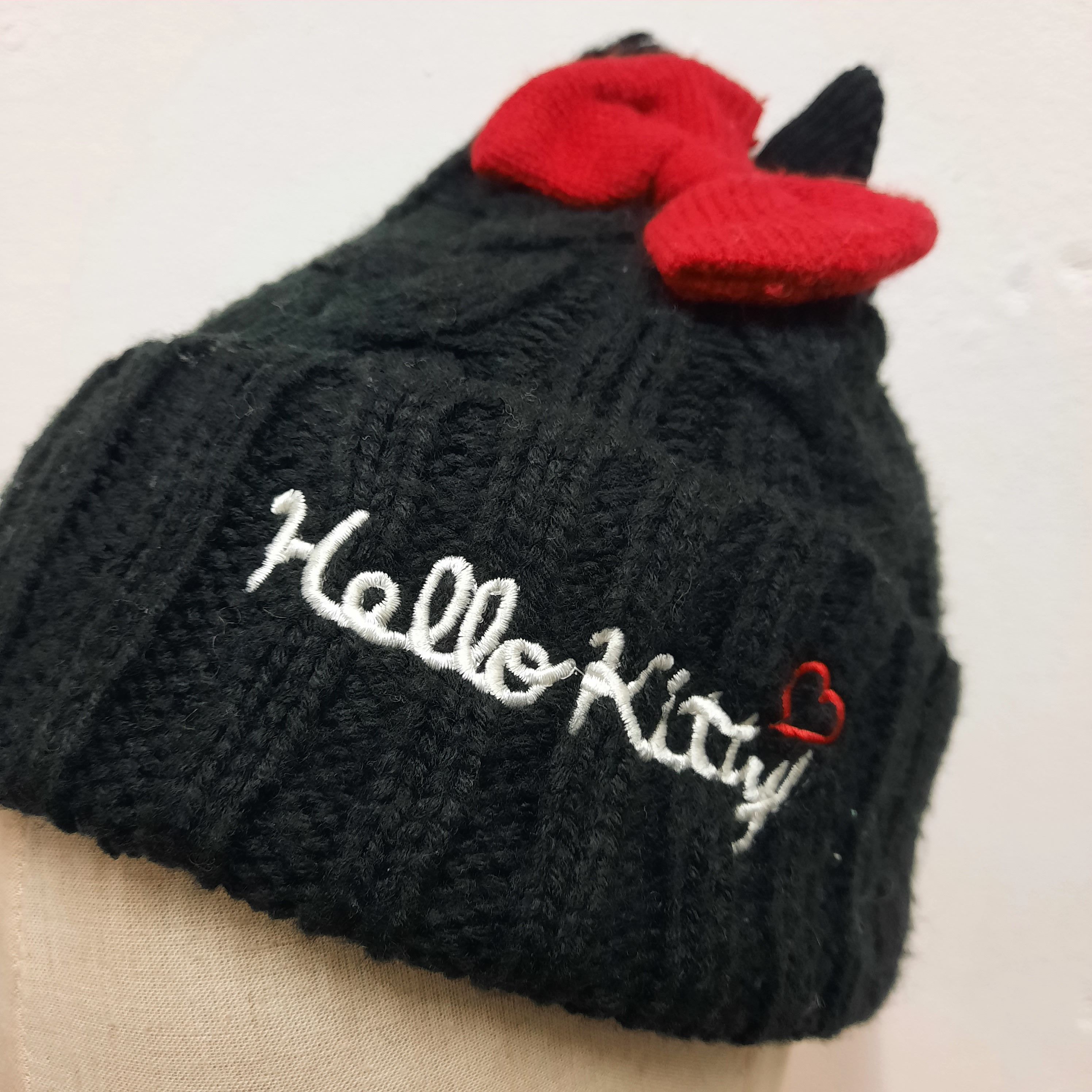 Anime 🐱 Hello kitty by sanrio anime beanie hat Size ONE SIZE - 3 Thumbnail