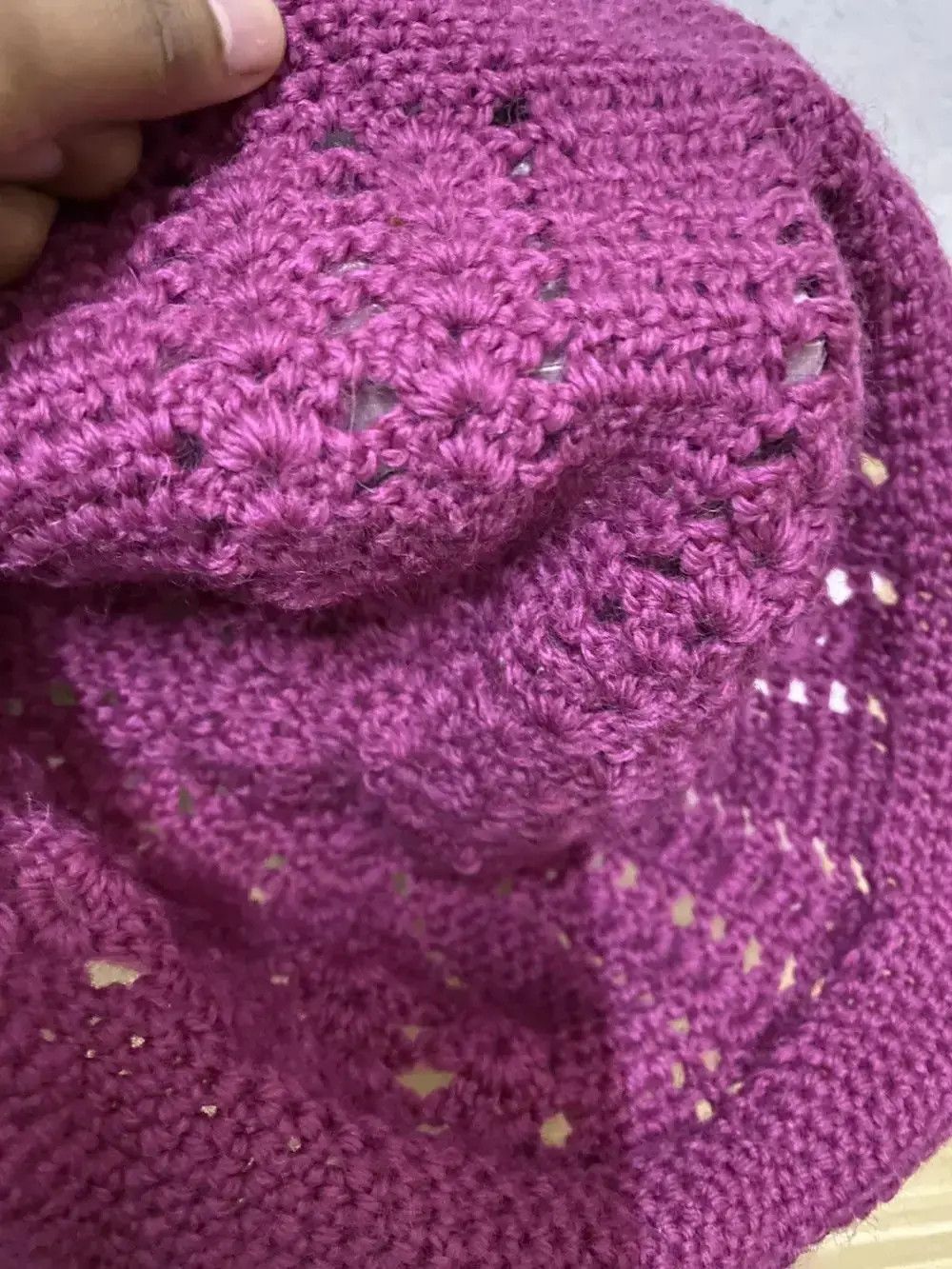 Japanese Brand Japanese Brand Crochet Beanie Hat Size ONE SIZE - 5 Thumbnail