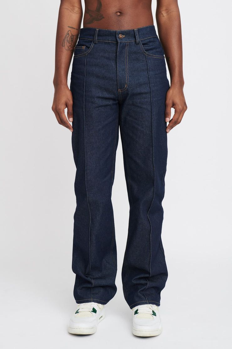 Lac Demure Ruben kone - Raw pleated denim jeans Size US 32 / EU 48 - 5 Thumbnail