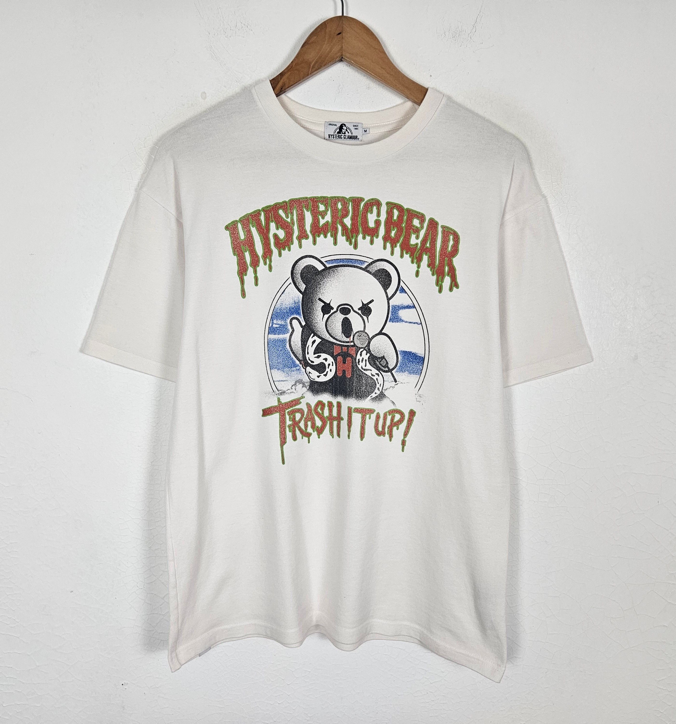 Hysteric Glamour Hysteric Glamour Bear Thrash it Up shirt Size US M / EU 48-50 / 2 - 3 Thumbnail