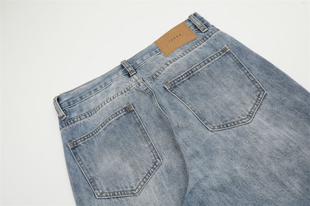 Japanese Brand × Jean Washed loose casual simple jeans Size US 32 / EU 48 - 5 Thumbnail