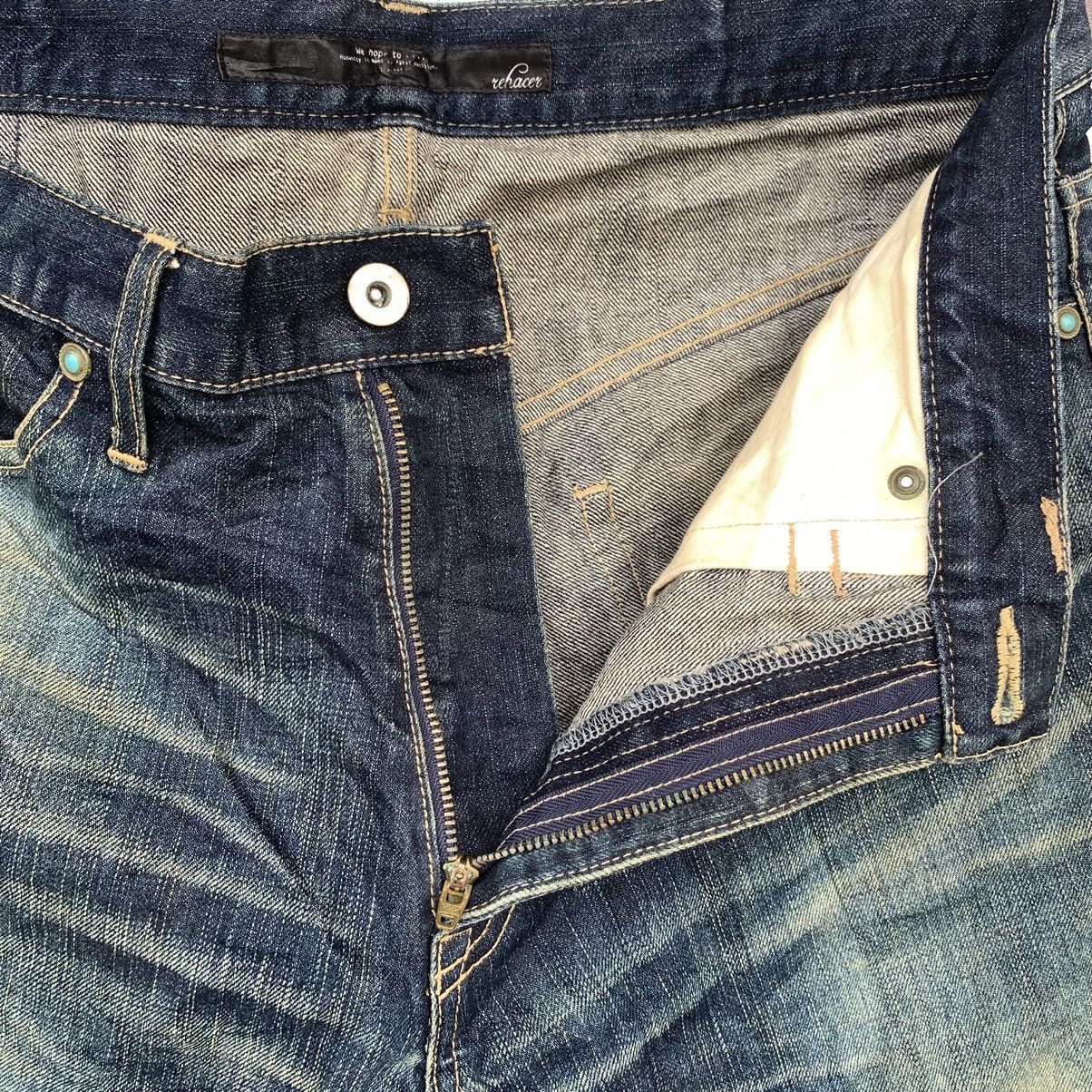 Japanese Brand REHACER Distressed Designed Jeans Size US 32 / EU 48 - 8 Thumbnail