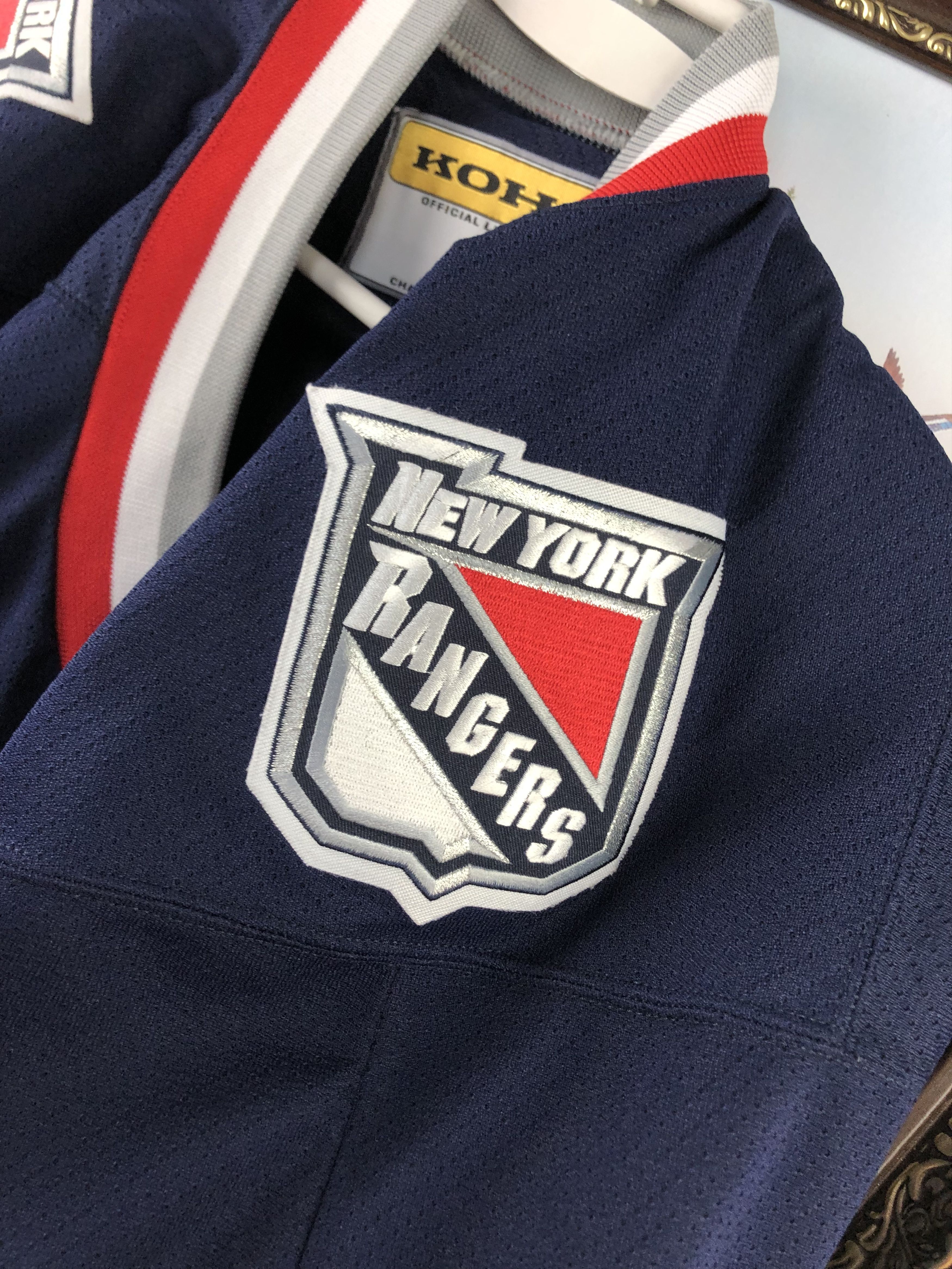 Vintage New York Rangers Lady Liberty NHL Hocket Jersey