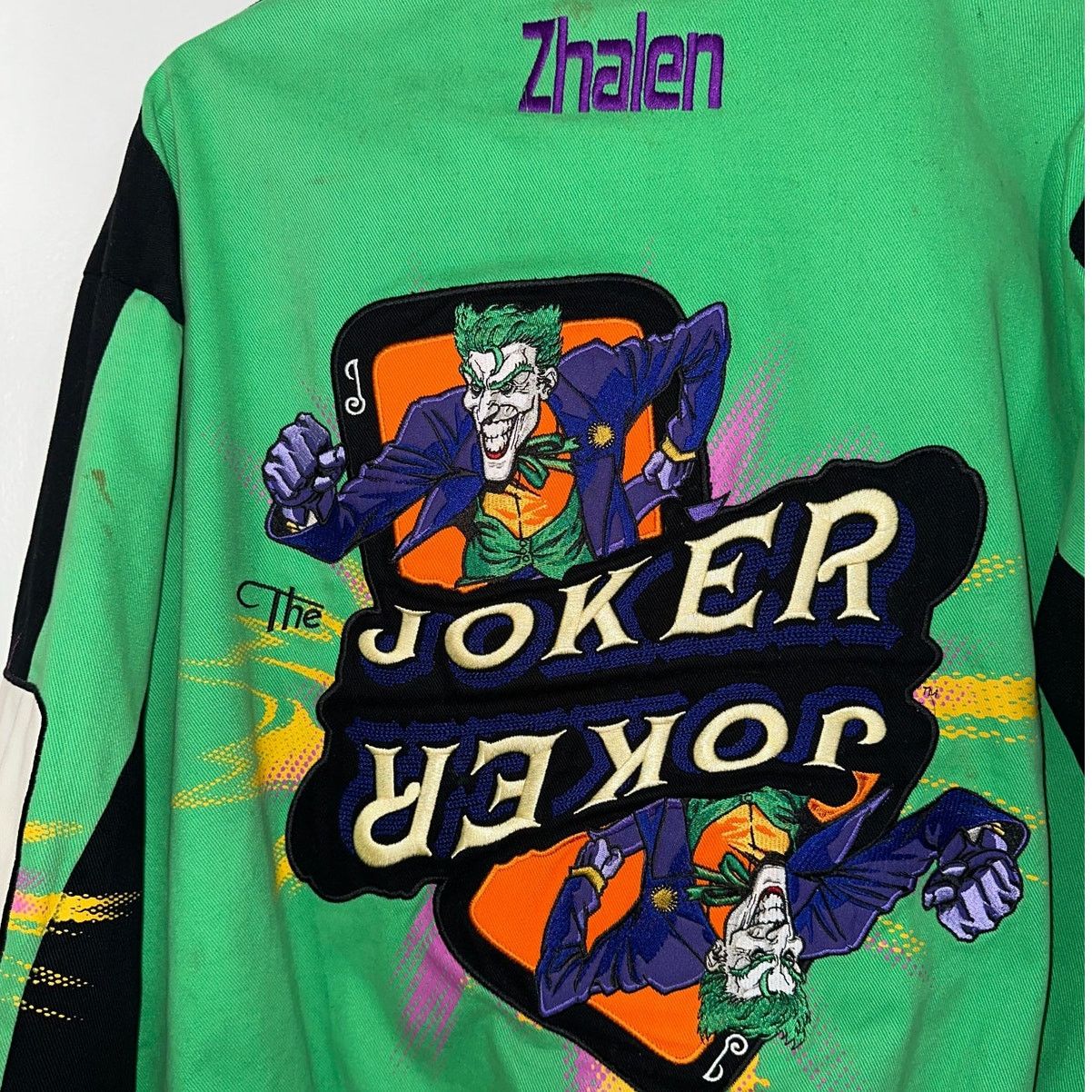 DC Comics × JH Design RARE Vintage JH Design The Joker Racing Jacket Batman XL Size US XL / EU 56 / 4 - 7 Thumbnail