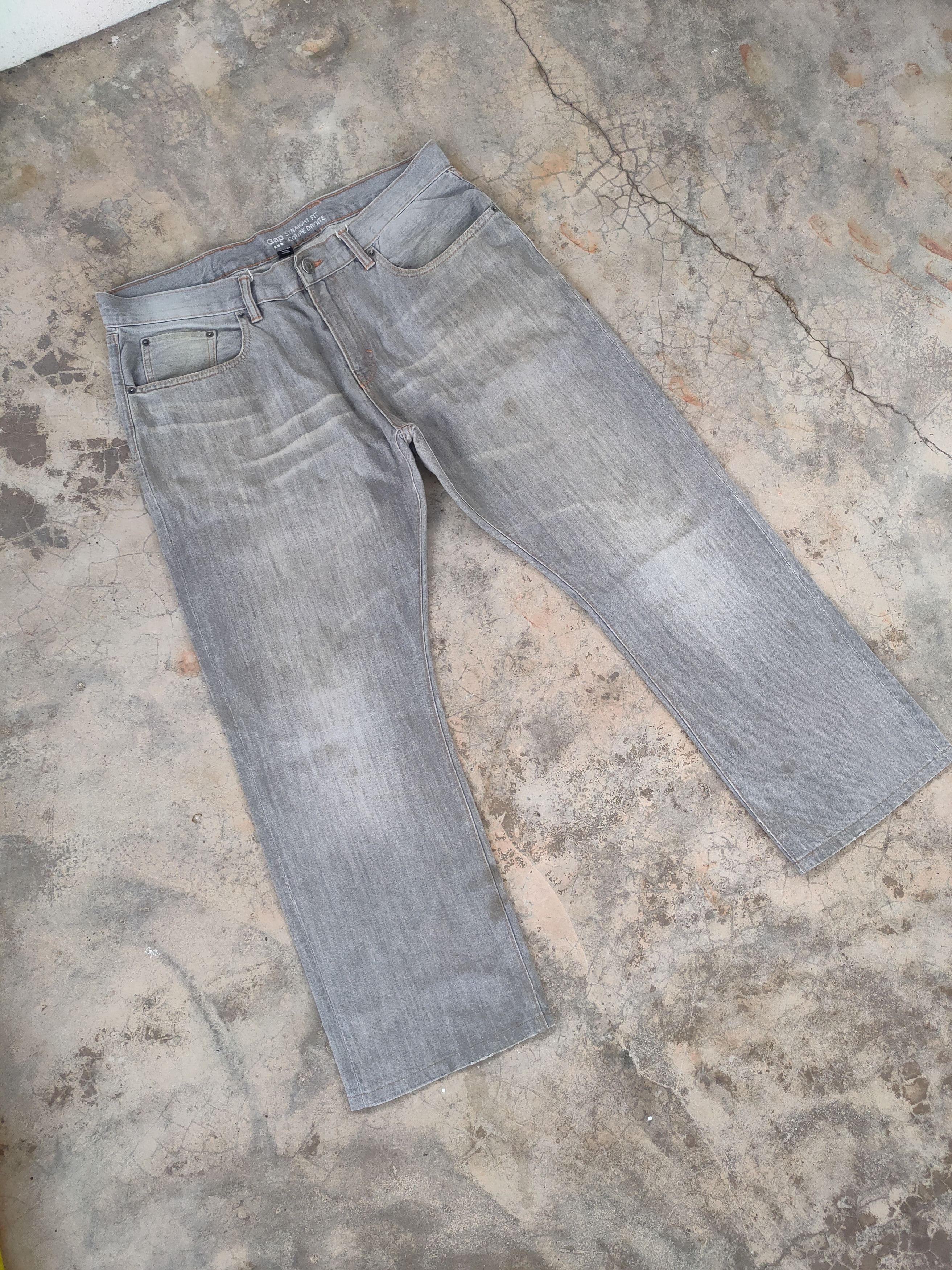 Japanese Brand × Vintage W39 VINTAGE JAPANESE FADED DISTRESSED JEAN PANTS Size US 39 - 2 Thumbnail