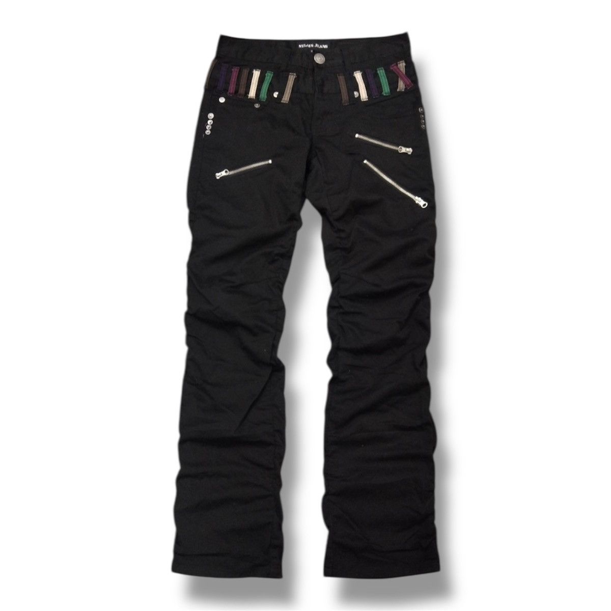 Hysteric Glamour Nylaus Black Double Waisted Jean Size US 32 / EU 48 - 2 Thumbnail