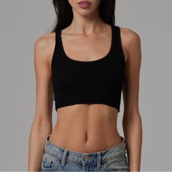 Talentless NEW TALENTLESS WOMENS CROP MODAL BLANK TANK SZ EXTRA LARGE Size XL / US 12-14 / IT 48-50 - 2 Thumbnail
