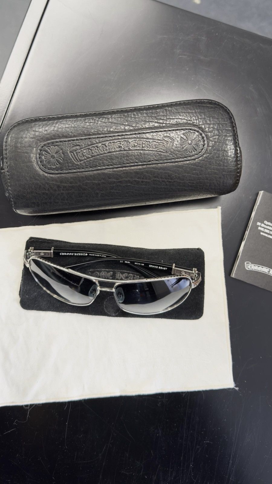 Chrome Hearts 2014 Grand Beast Sunglasses Size ONE SIZE - 3 Thumbnail