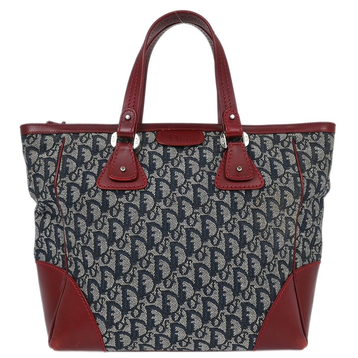 Dior Christian Dior Vintage Trotter Zip Tote Diorissimo Canvas Size ONE SIZE - 1 Thumbnail