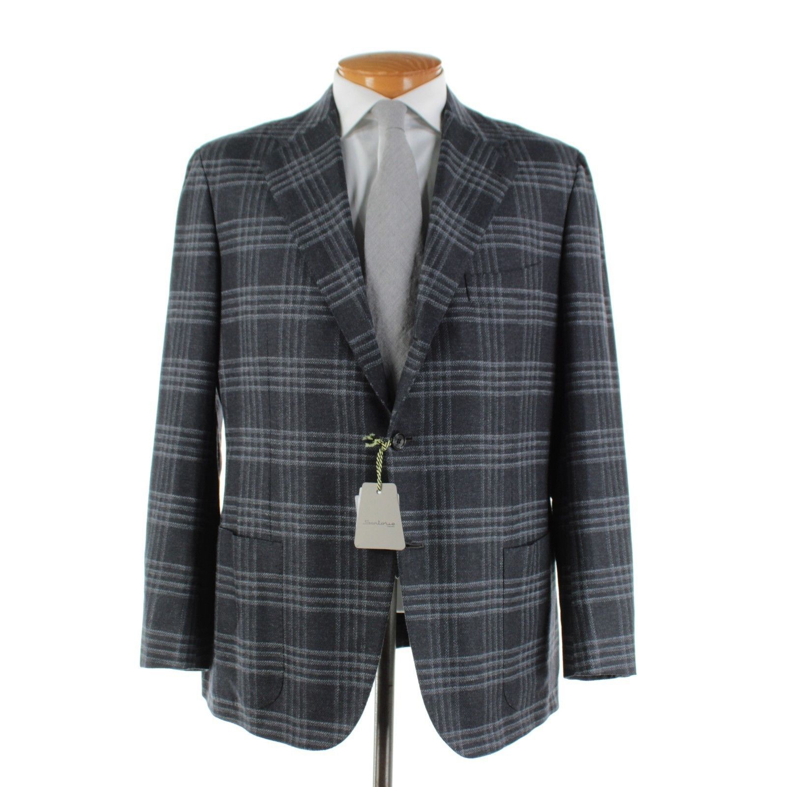 SARTORIO Sartorio Sport Coat Size 46 Regular US in Gray Size 46R - 1 Thumbnail
