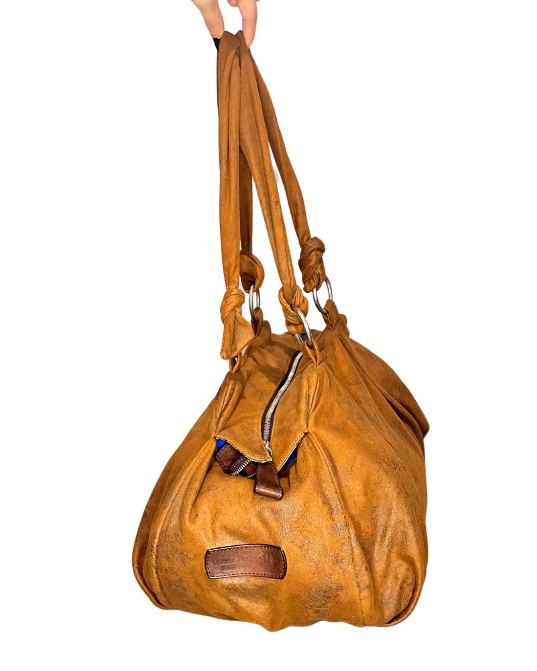 Vintage × Vivienne Westwood Vivienne Westwood Distressed Weekender Bag Size ONE SIZE - 3 Thumbnail