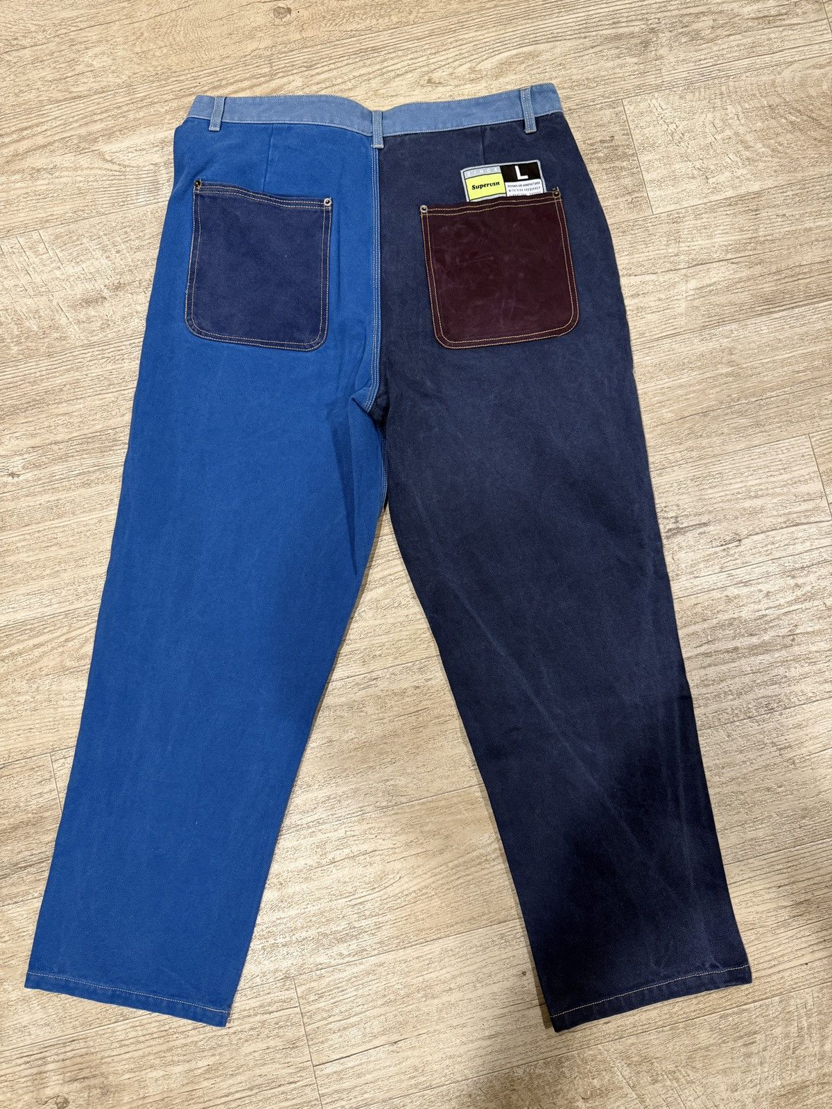 Supervsn SUPERVSN Double Knee Jeans Size US 35 - 3 Thumbnail