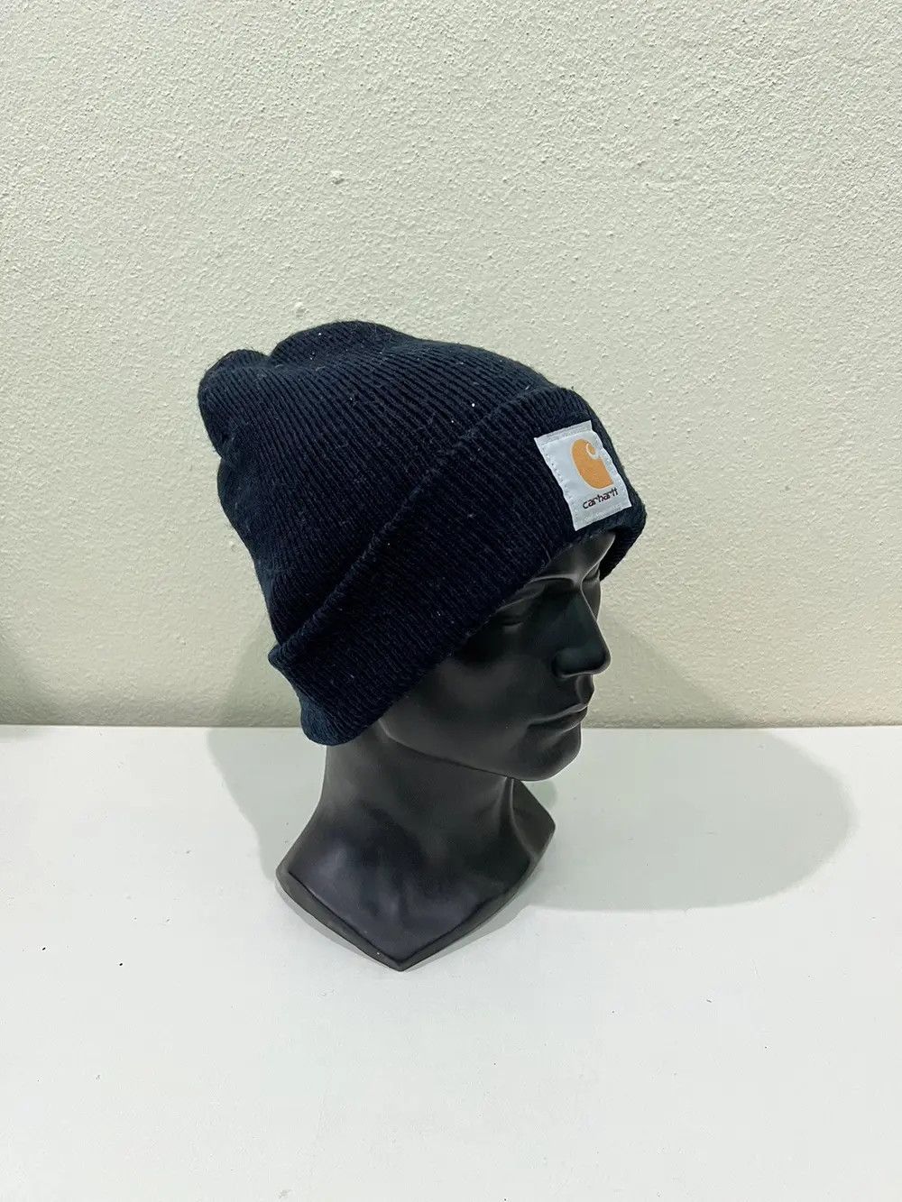 Carhartt × Carhartt Wip Carhatt Small Logo Beanie Hat Size ONE SIZE - 4 Thumbnail