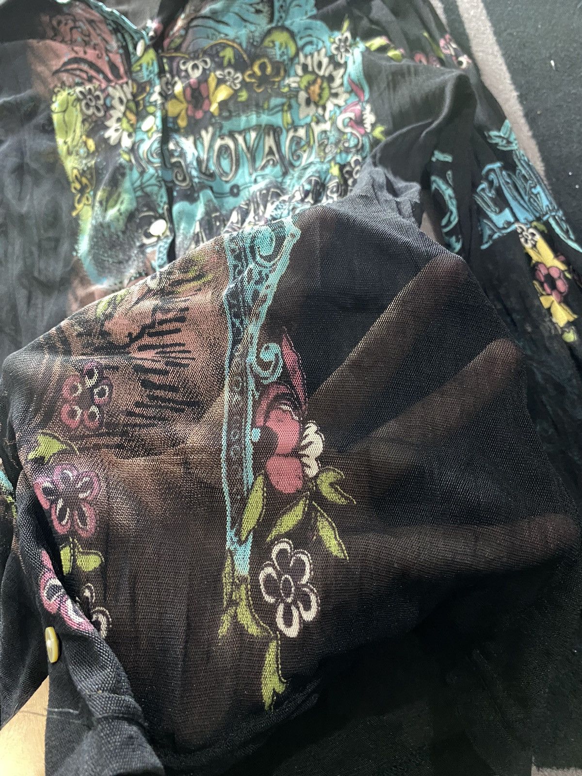 Hysteric Glamour × Japanese Brand Japanese jpg style piano mesh tattoo longsleeve tshirt Size US S / EU 44-46 / 1 - 5 Thumbnail