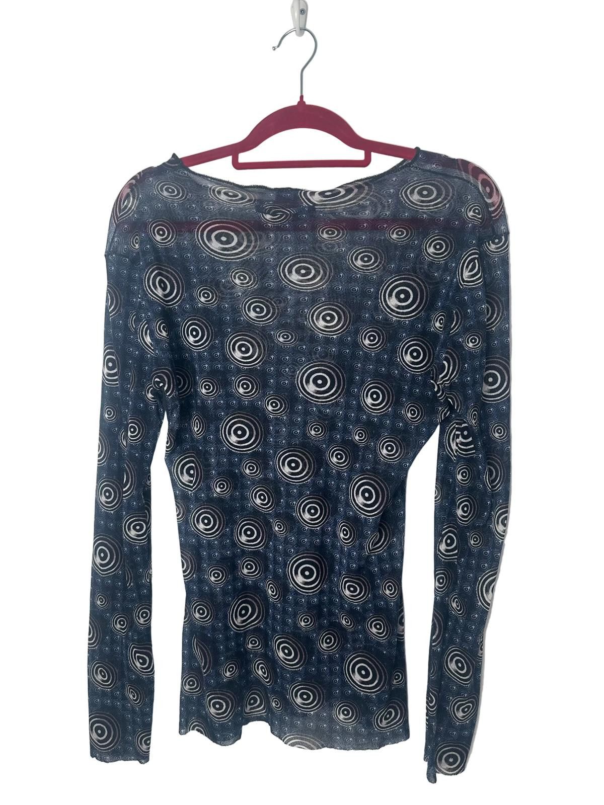 Jean Paul Gaultier Jean Paul Gaultier F/W 1996 Psychedelic Print Top Size L / US 10 / IT 46 - 3 Thumbnail