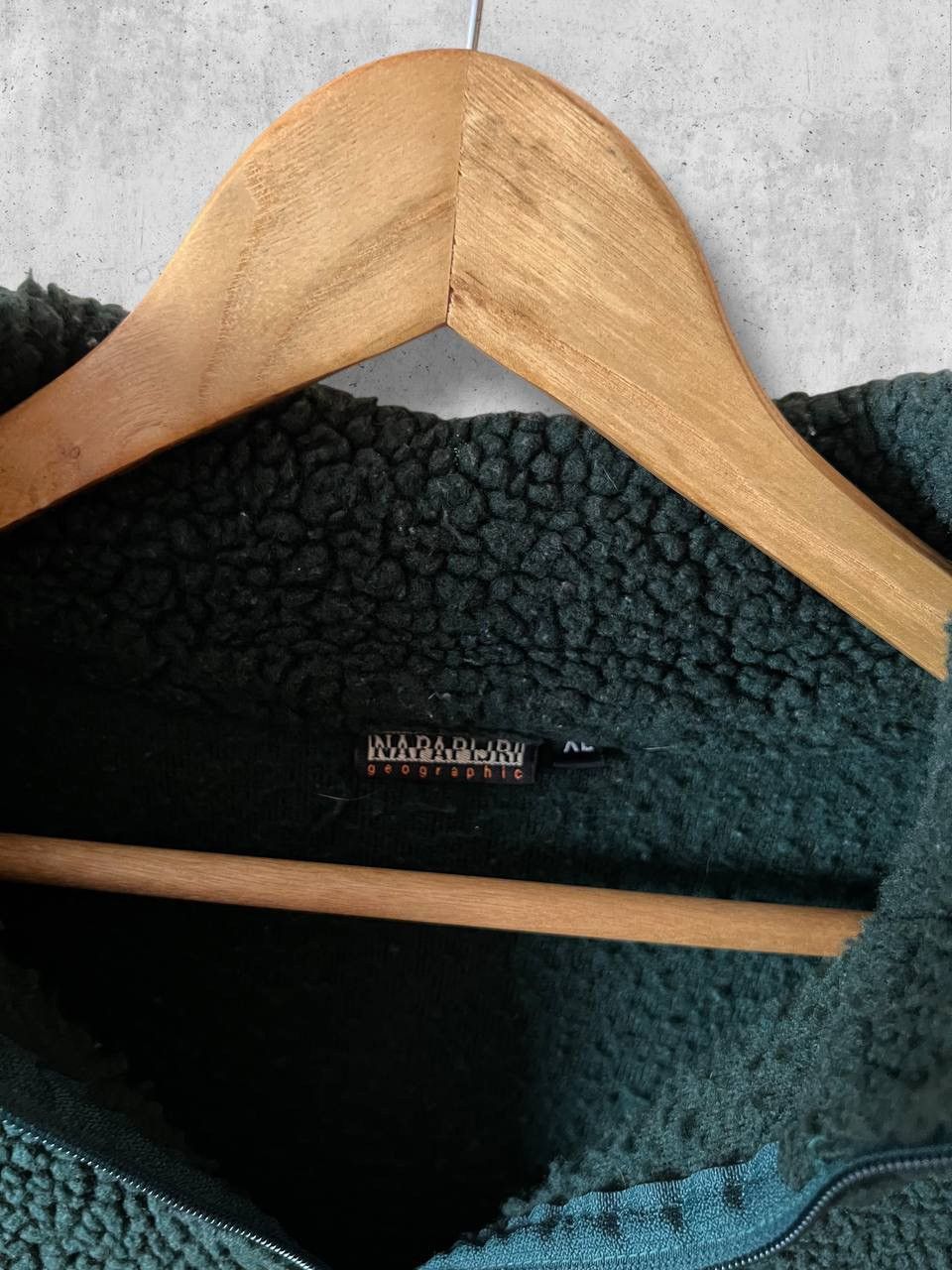 Napapijri NAPAPIJRI Vintage SHERPA fleece jacket sweater 90s Size US L / EU 52-54 / 3 - 5 Thumbnail