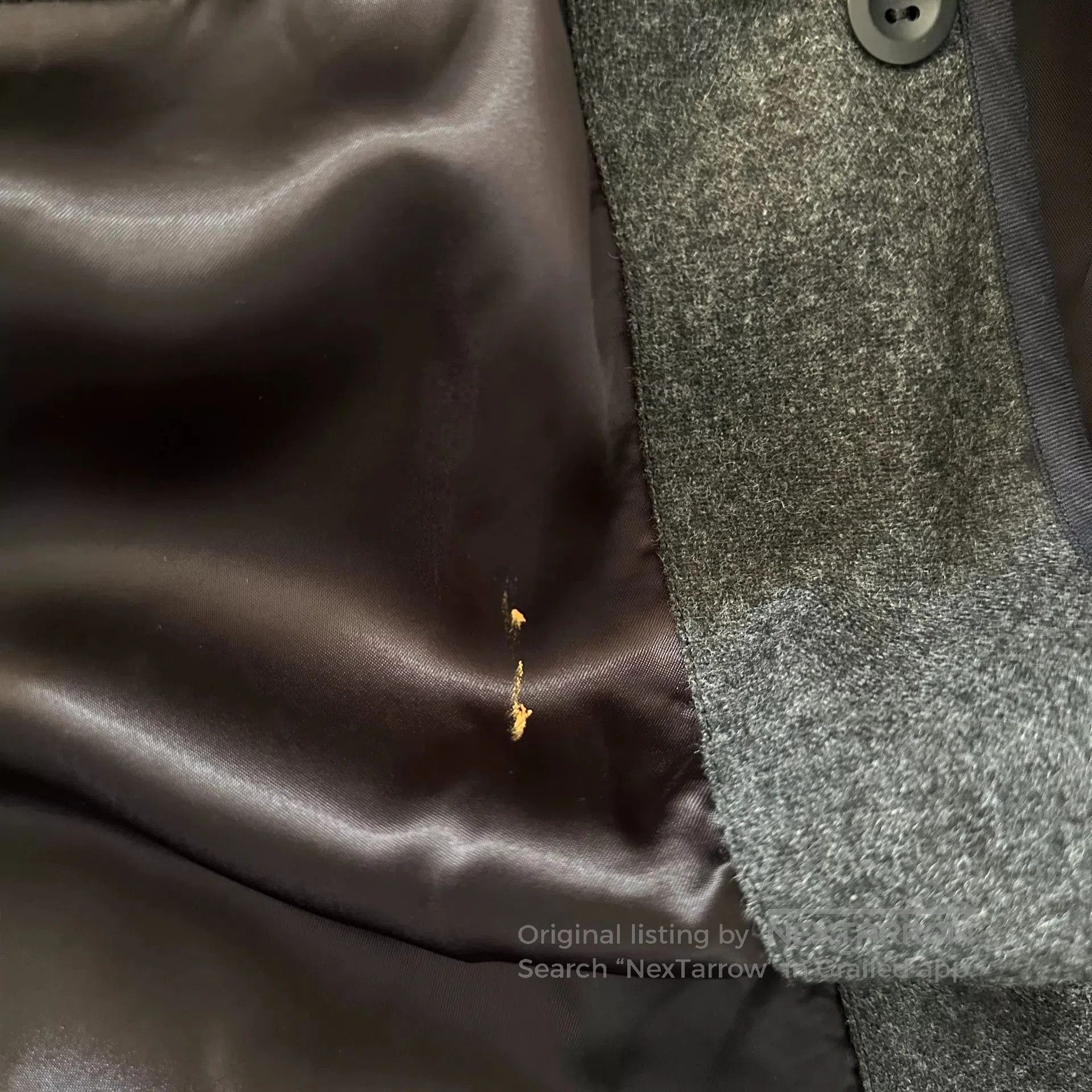 Comme des Garcons CDG Collarless Printed Tailcoat Trench. Size US M / EU 48-50 / 2 - 6 Thumbnail