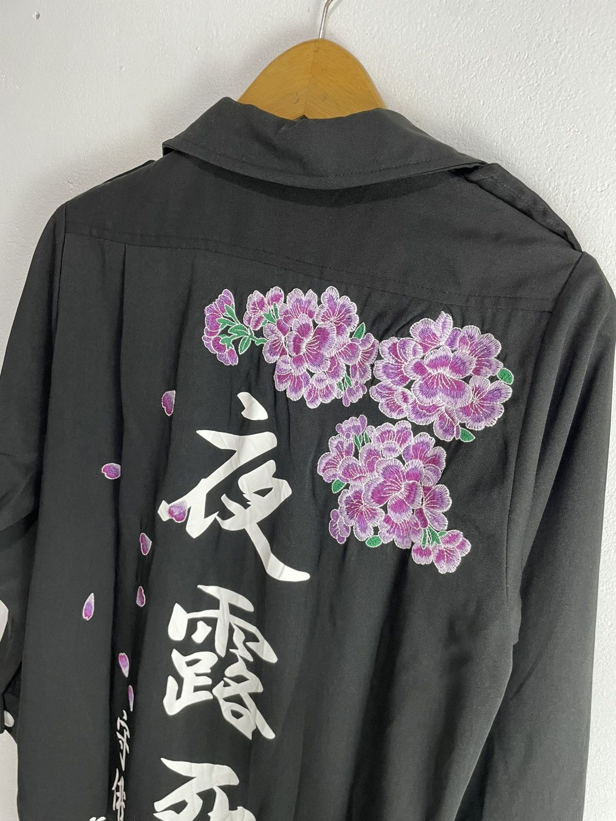 Japanese Brand Japanese Sugar Embroidered Sukajan Coat Yohji Scandal Style Size S / US 4 / IT 40 - 6 Thumbnail