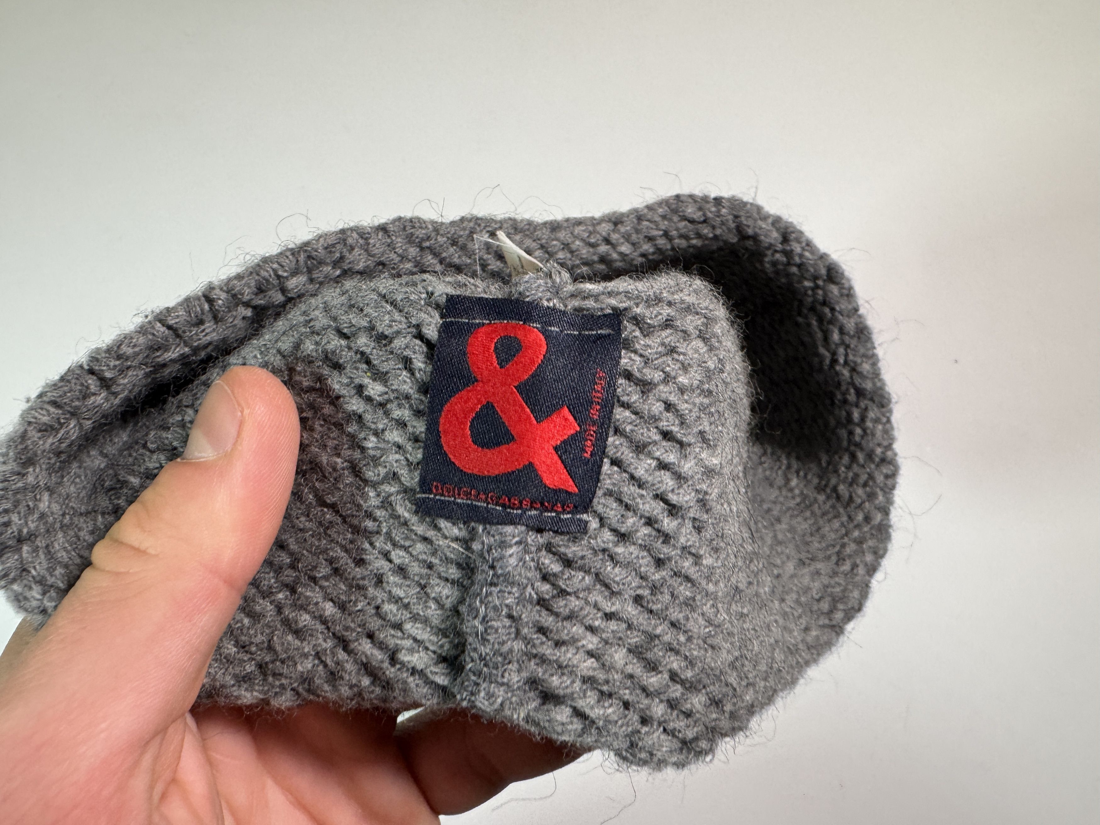 Dolce & Gabbana Dolce & Gabbana Beanie D&G Alpaca Wool Size ONE SIZE - 6 Thumbnail