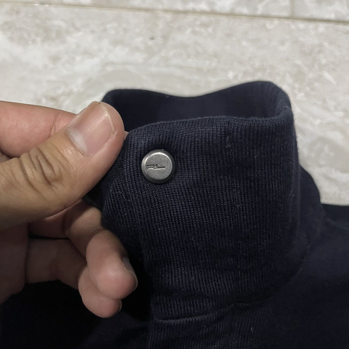 Designer × Ralph Lauren (Made In Italy) Ralph Lauren Black Half Zipper Size US S / EU 44-46 / 1 - 4 Thumbnail