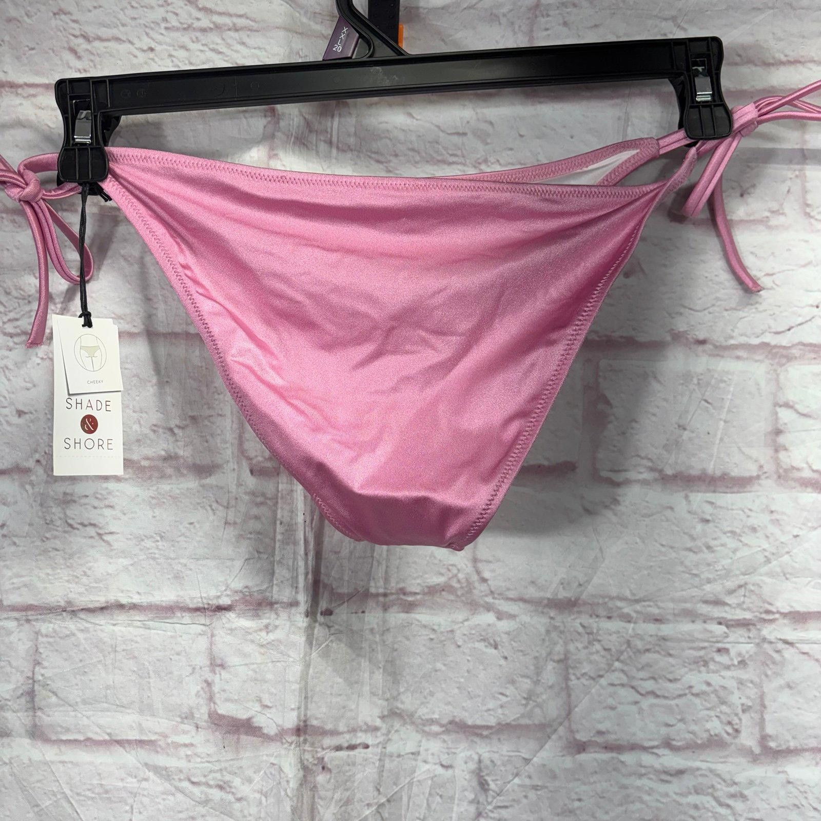 Other Shade & Shore Pink Bikini Bottoms Size Small NWT Size ONE SIZE - 4 Thumbnail
