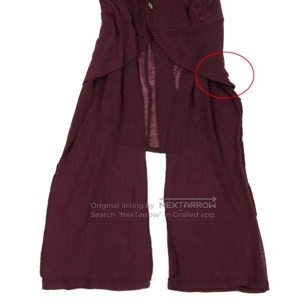 Comme des Garcons Comme Des Garcons Maroon Vintage Deformable Vest Size M / US 6-8 / IT 42-44 - 8 Thumbnail