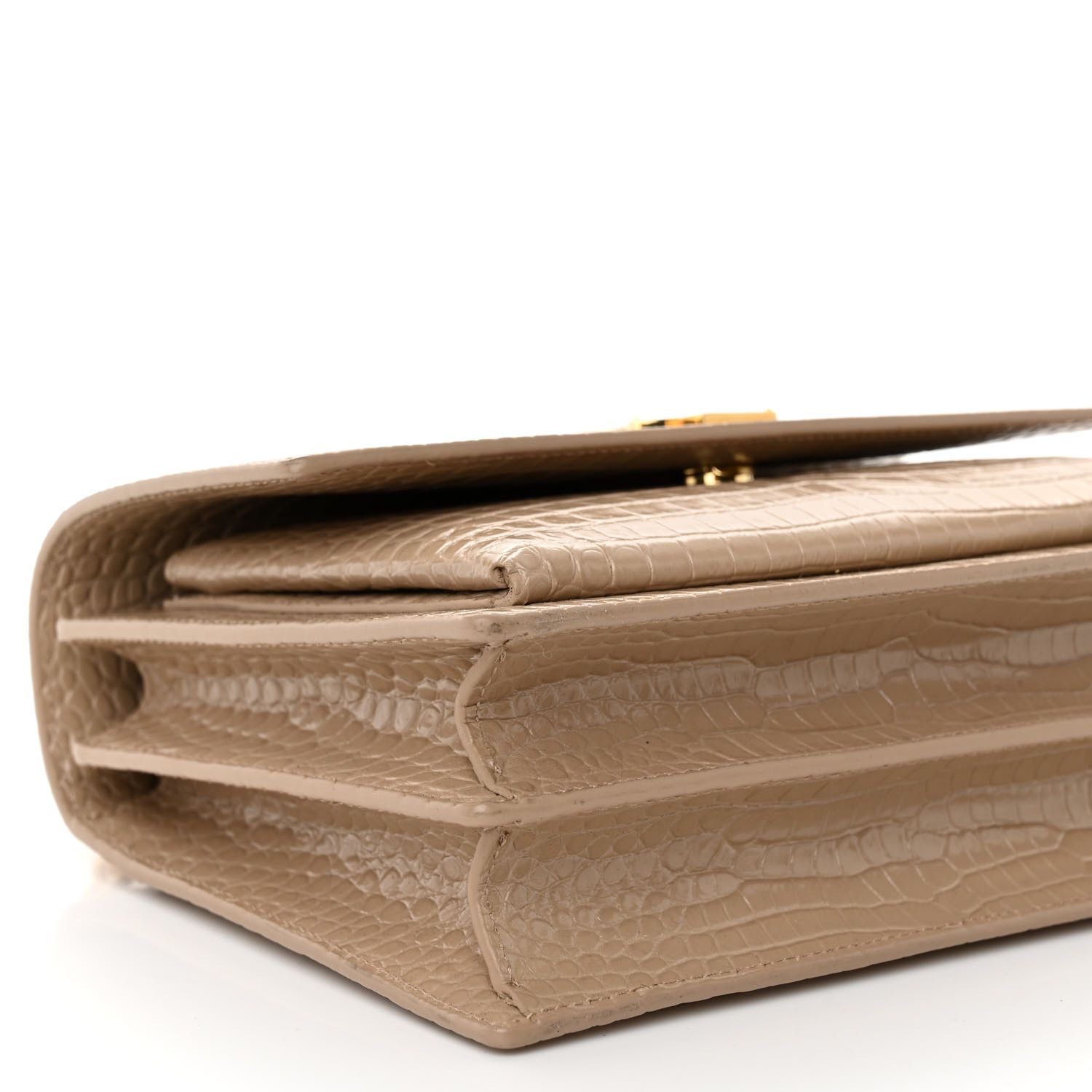 Saint Laurent Paris o1b1hav111024 Size: OS / Sunset Medium Bag in Dark Beige Size ONE SIZE - 6 Thumbnail
