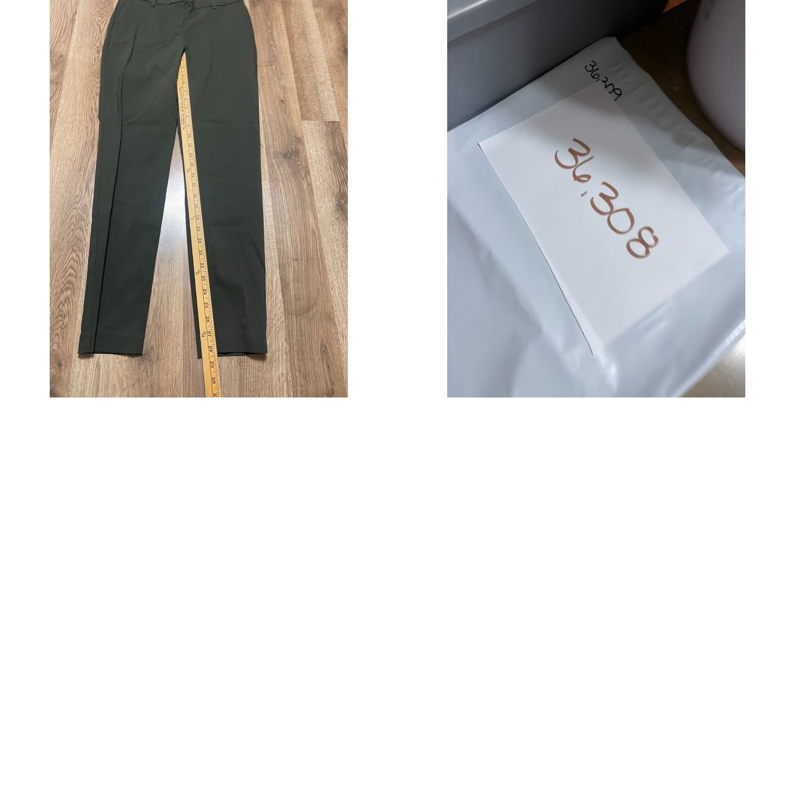 Vintage Adrienne Vittadini Pants Ladies Women's Size 8 Green Chino Flat Front Straight Inseam 28 in Regular Size 30" / US 8 / IT 44 - 8 Thumbnail