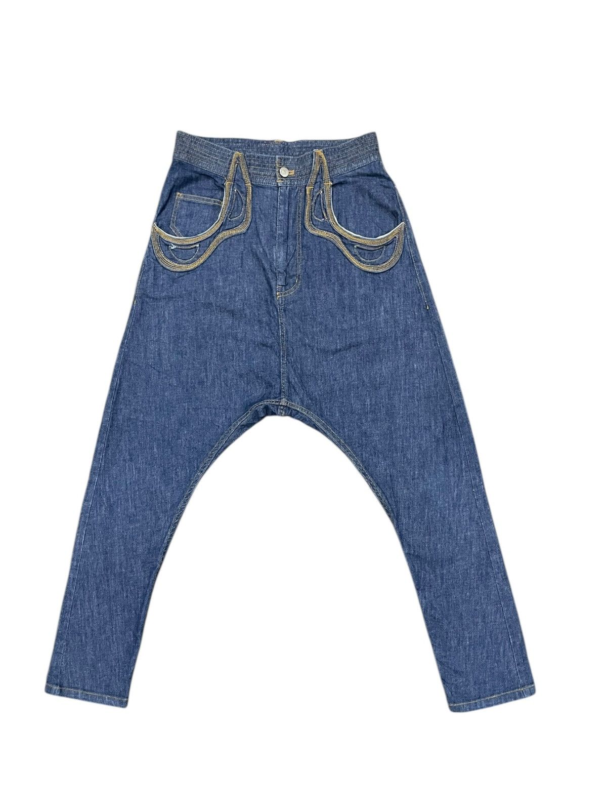 Tsumori Chisato Tsumori Chisato Drop Crotch Jeans Size US 29 - 1 Thumbnail