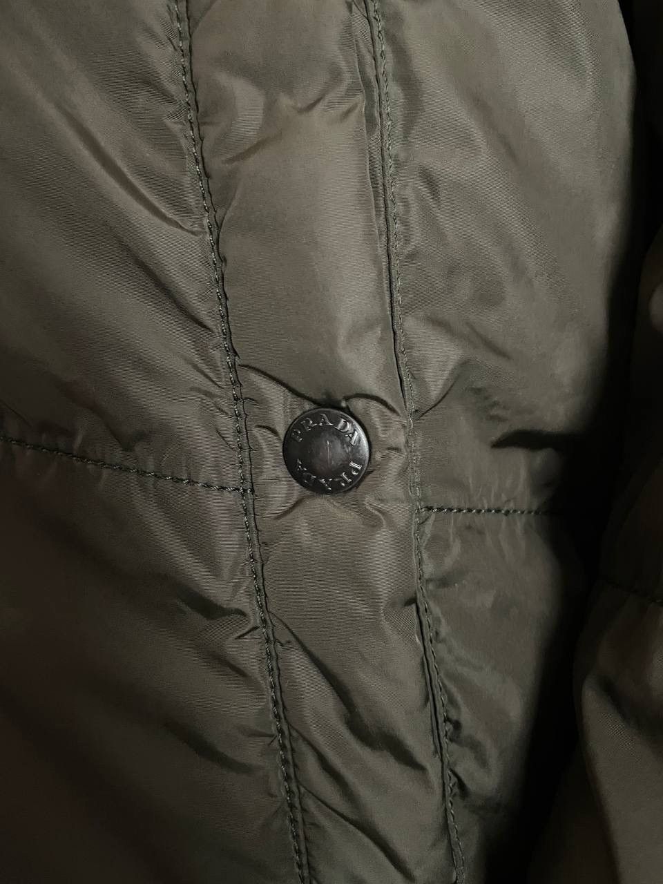 Prada Prada Nylon Down Jacket Khaki Size US M / EU 48-50 / 2 - 7 Thumbnail