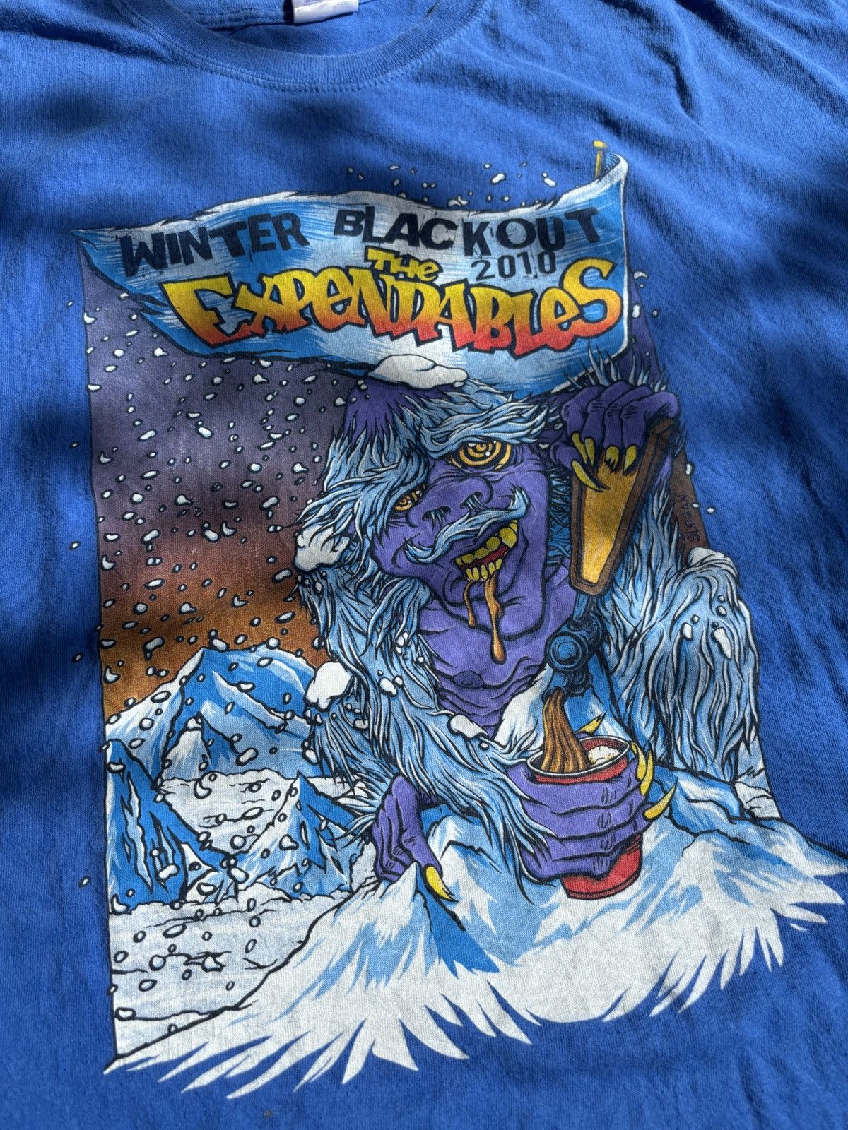 Band Tees The Expendables Tour 2010 Winter blackout Size US XXL / EU 58 / 5 - 4 Thumbnail