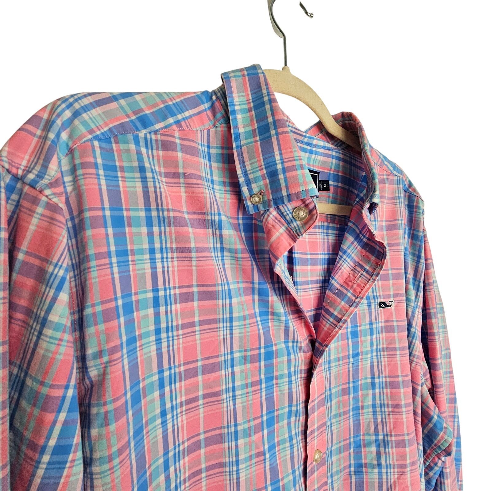 Vineyard Vines Vineyard Vines Mens Plaid Whale Shirt Sz XL Preppy Nantucket Size US XL / EU 56 / 4 - 5 Thumbnail
