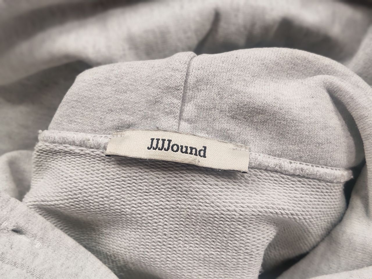 JJJJound JJJJound Design Oatmeal Oversized Gray Pullover Hoodie Logo Size US L / EU 52-54 / 3 - 16 Thumbnail