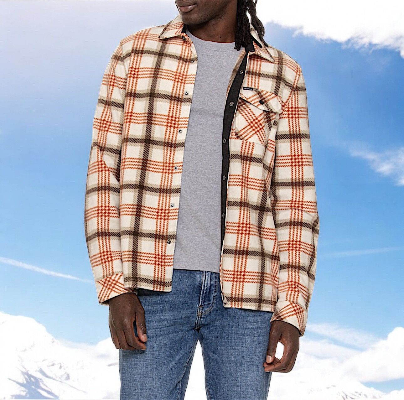 O'Neill O’Niell Men’s Icecap Super Fleece Brown Shirt Jacket Sz L Size US L / EU 52-54 / 3 - 1 Thumbnail