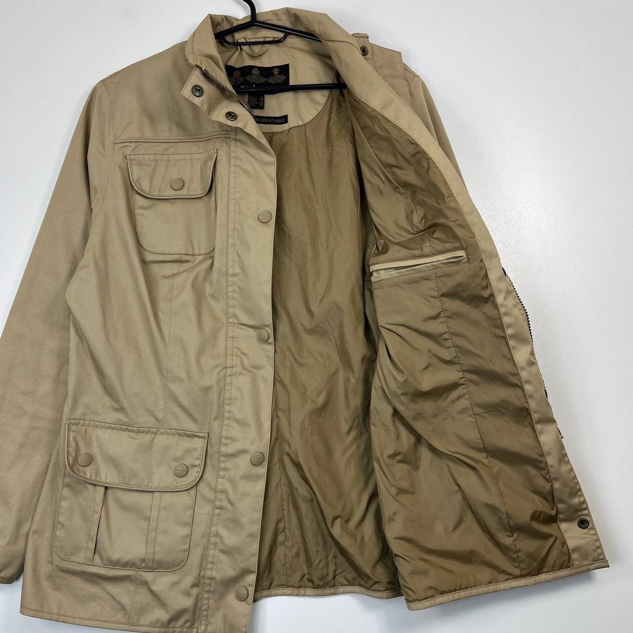 Barbour Barbour Utility Waterproof Jacket Womens Beige Coat Size 12 Size US M / EU 48-50 / 2 - 2 Thumbnail