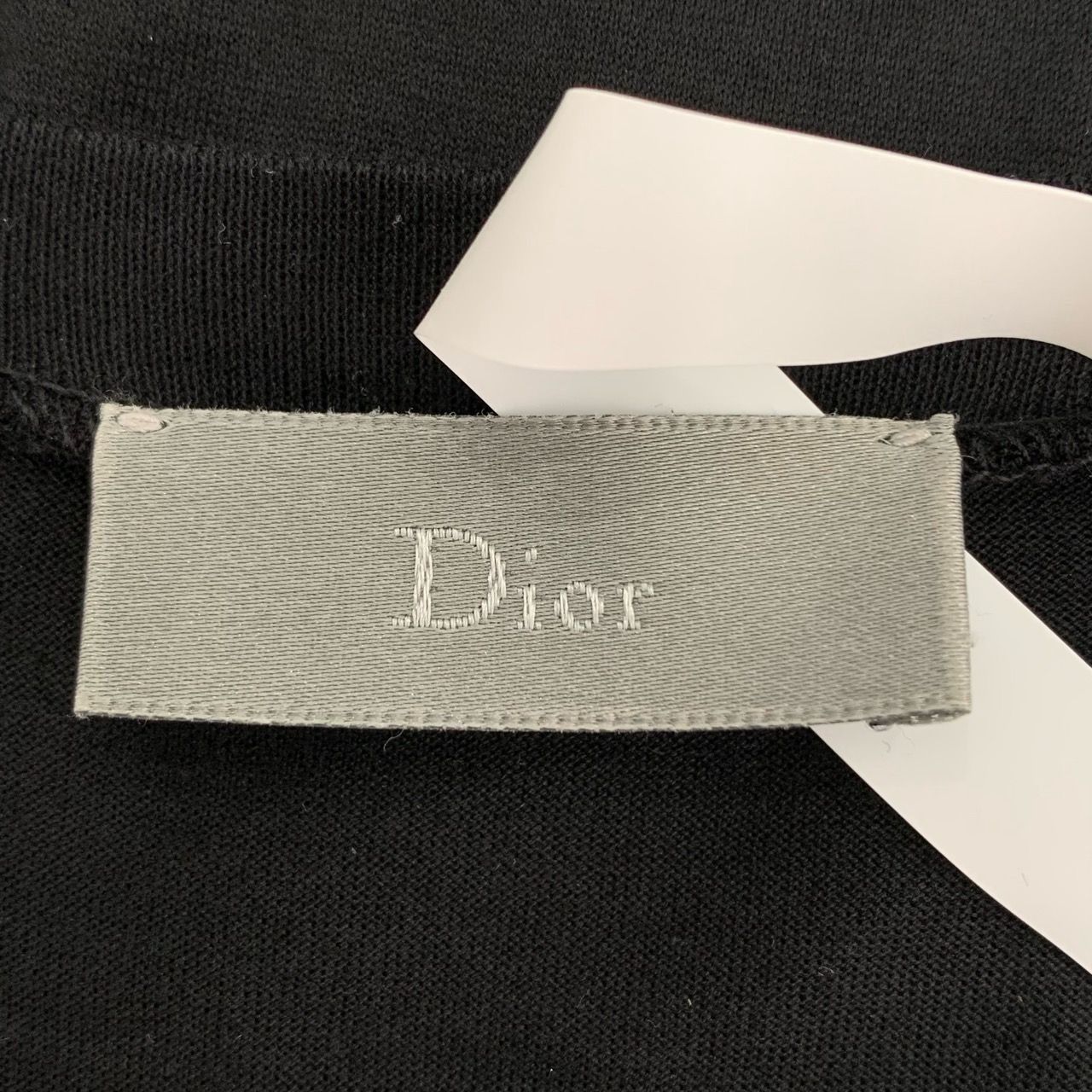 Dior Dior Embroidered Bee Round-Neck Black Cotton Short-Sleeve T- Size US XXS / EU 40 - 2 Thumbnail