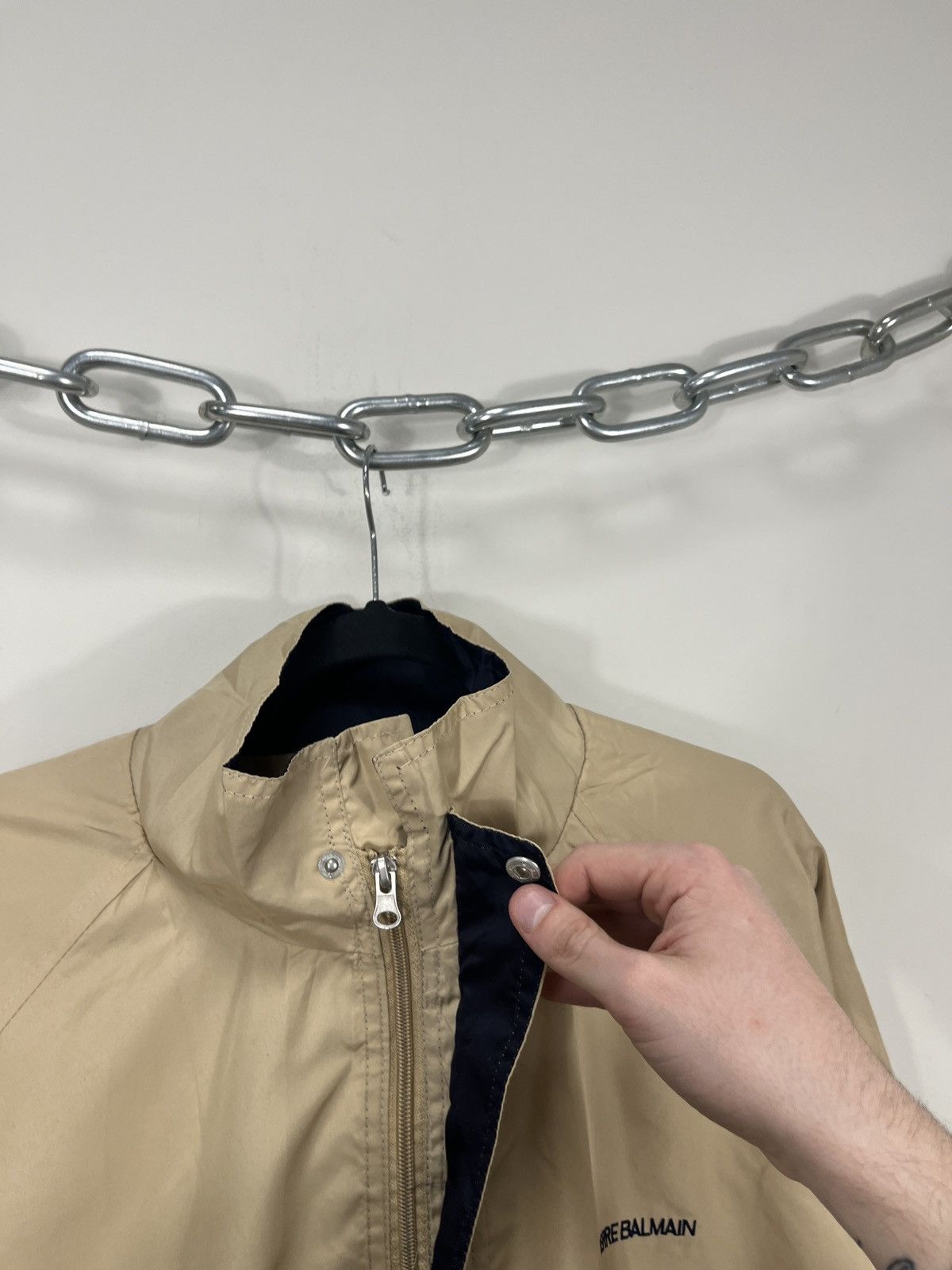 Pierre Balmain Vintage Pierre Balmain 90s Rare Luxury Windbreaker Jacket Size US XL / EU 56 / 4 - 6 Thumbnail