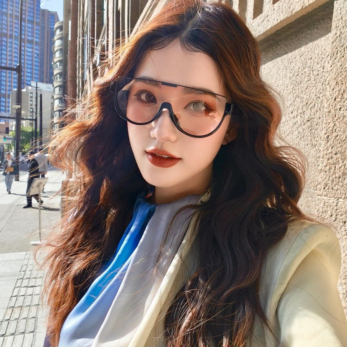 Electric Visual Crazy Street ins style custom avant-garde sunglasses Size ONE SIZE - 4 Thumbnail
