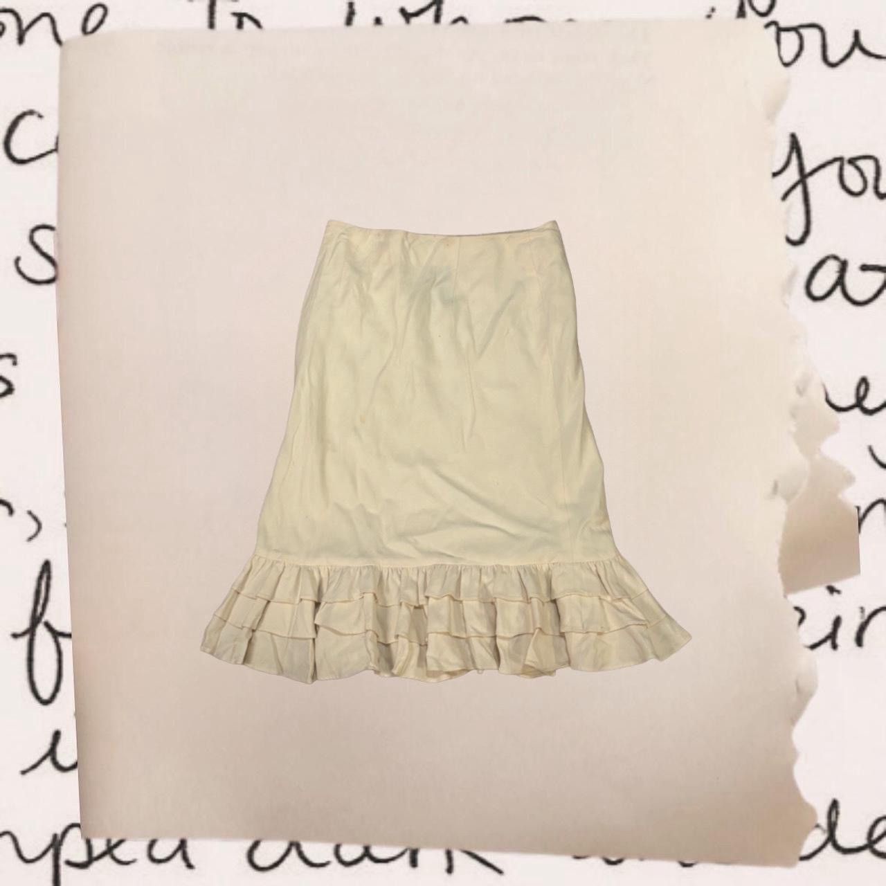 Ralph Lauren vintage ralph lauren midi skirt with ruffle accents Size 28" / US 6 / IT 42 - 1 Thumbnail