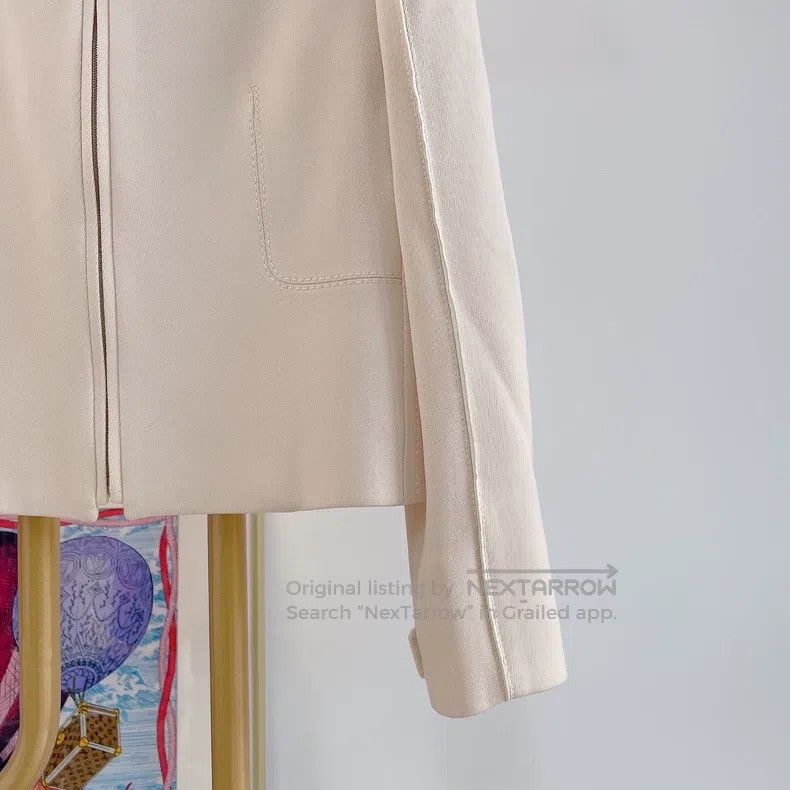 Hermes Hermes Beige wool coat Size XXS / US 00 / IT 34 - 4 Thumbnail