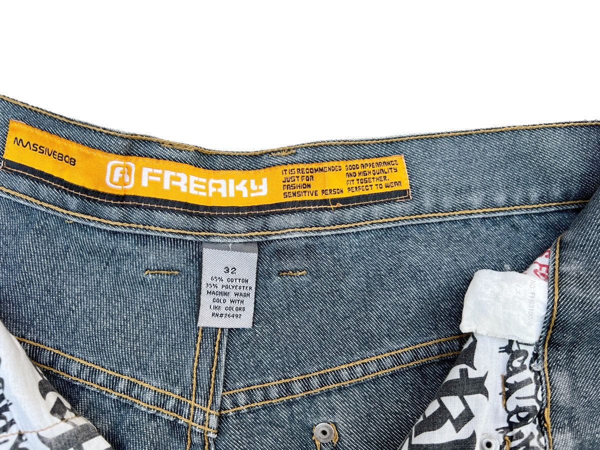 JNCO Y2K Freaky Massive Multipocket Baggy Boxy Denim Jeans 31 Size US 31 - 12 Thumbnail