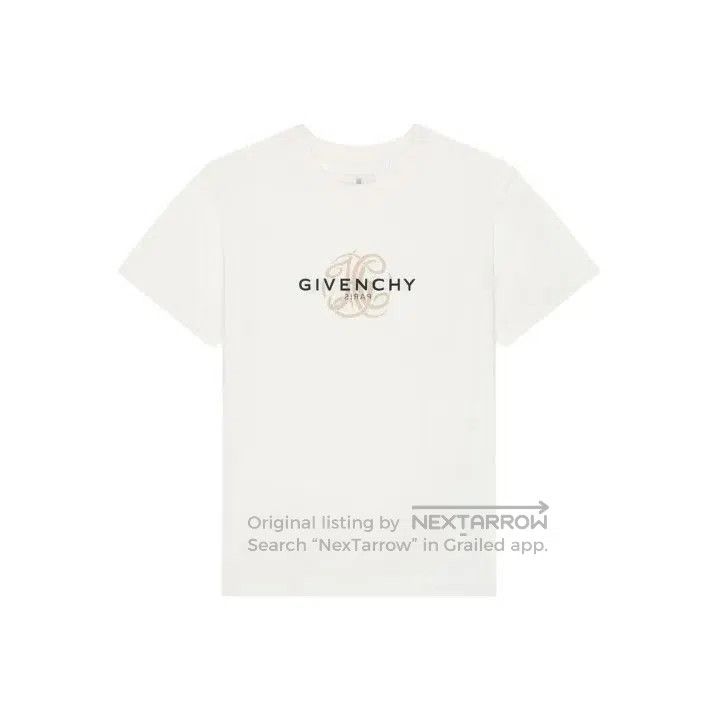 Givenchy Givenchy Reverse Logo Print Crewneck Short-Sleeve T-Shirt. Size US XXS / EU 40 - 1 Thumbnail