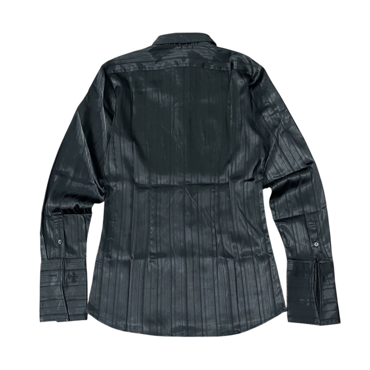 Tornado Mart 2000s Style Black Slick Shirt Body Press ifsixwasnine lgb Size US M / EU 48-50 / 2 - 7 Thumbnail