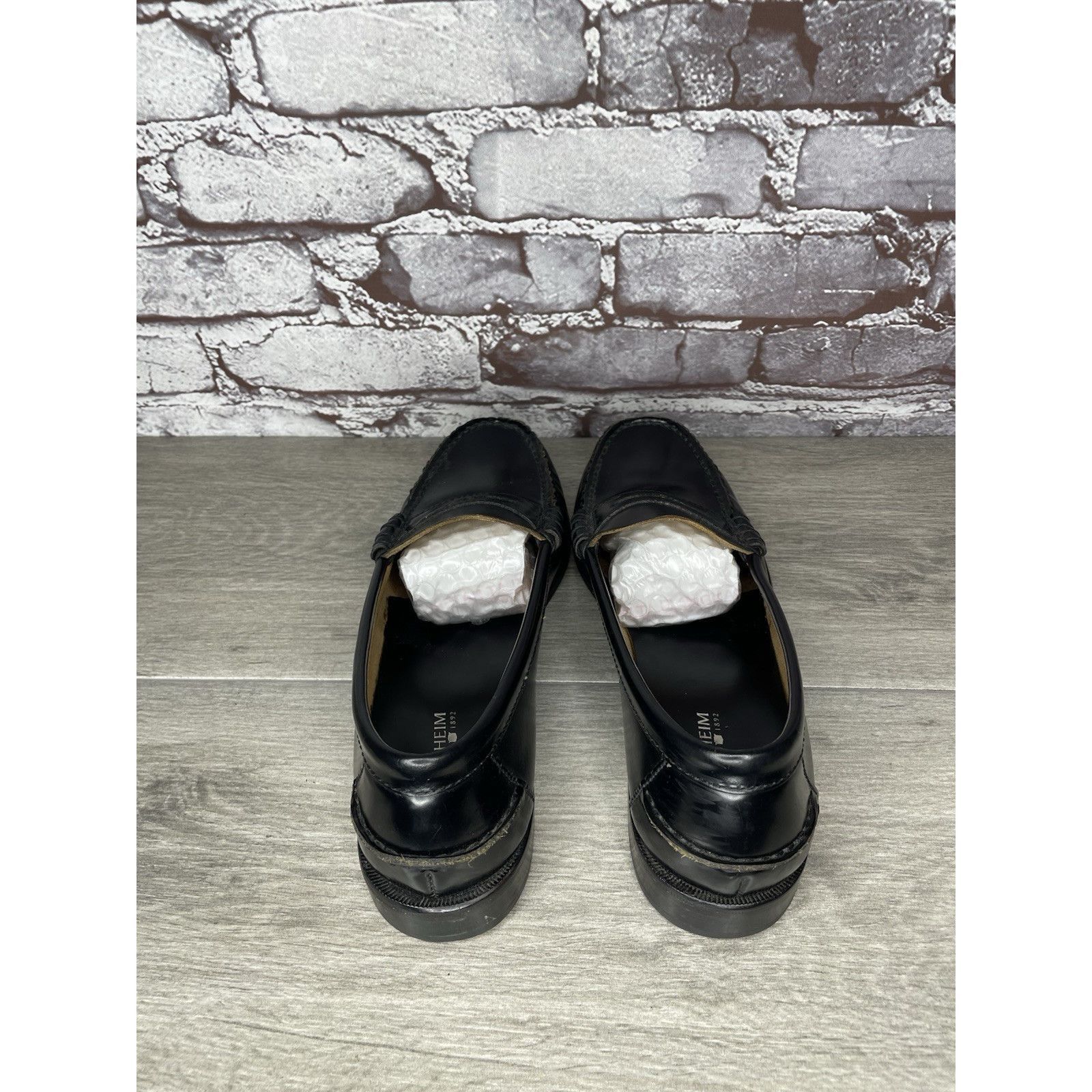 Florsheim Florsheim 1892 Black Leather Slip On Penny Loafers Dress Sho Size US 9 / EU 42 - 5 Thumbnail